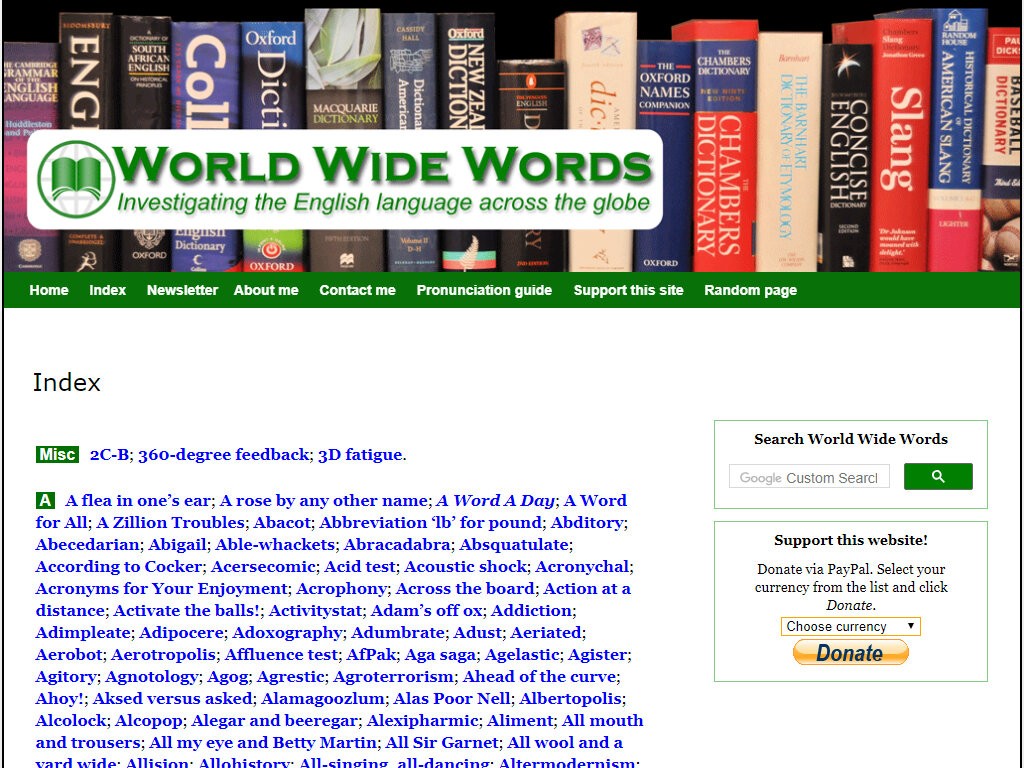 World Wide Words