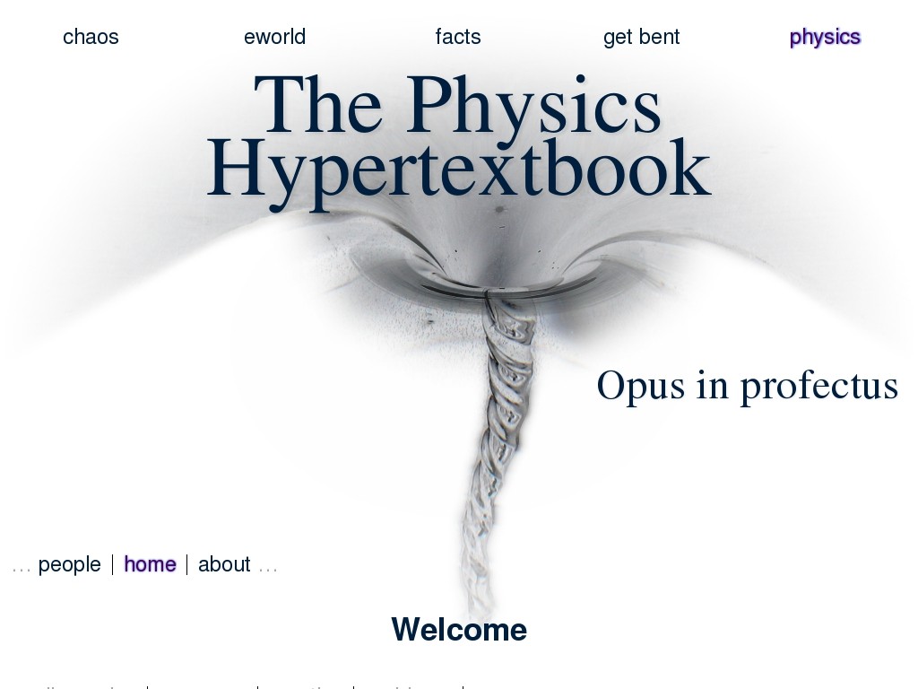 Physics Hypertextbook