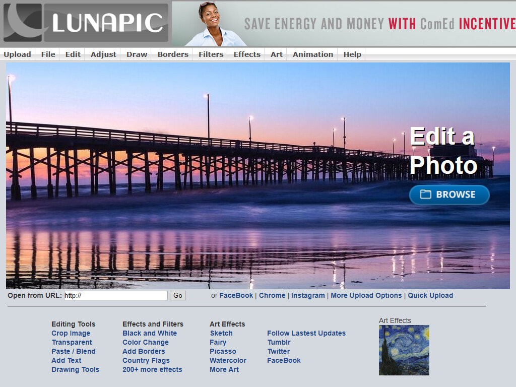 Lunapic - Online Picture Editing